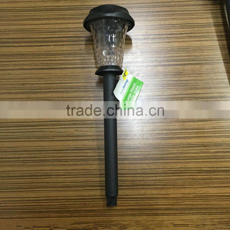 Solar Outdoor Plastic LED Garden Lawn Lamp Light