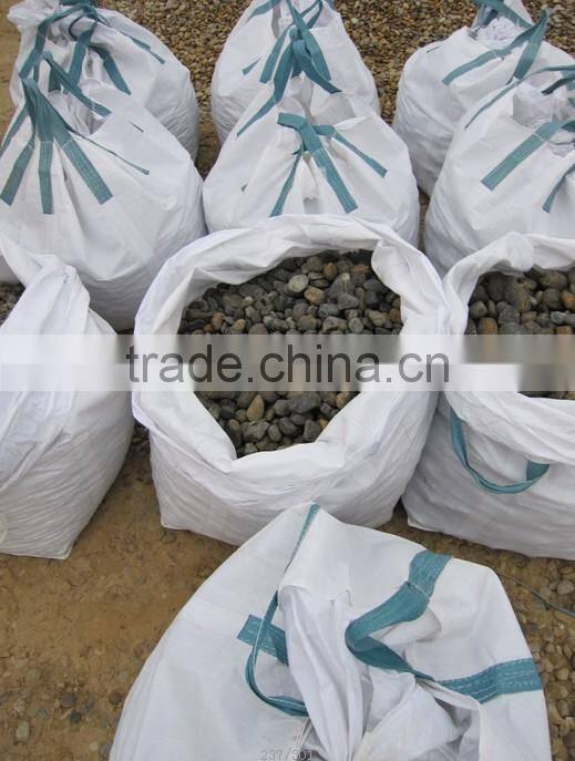 Tumbled Snow White Pebble Stone for Landscaping Paving