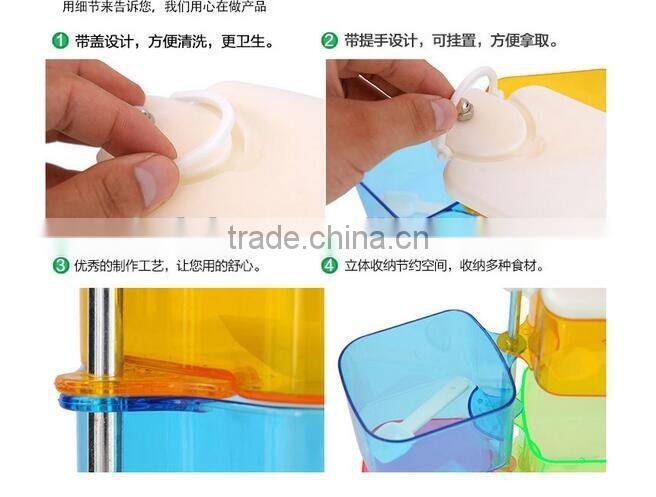CY137 Colorful Magical Rotating Seasoning Storage Cans Boxes spice holer