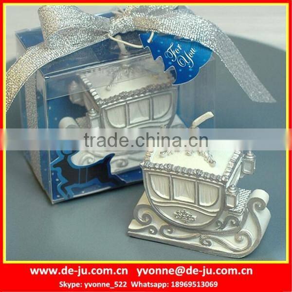 Wholesale Cheap Pulley Silver Wedding Carriage Candles