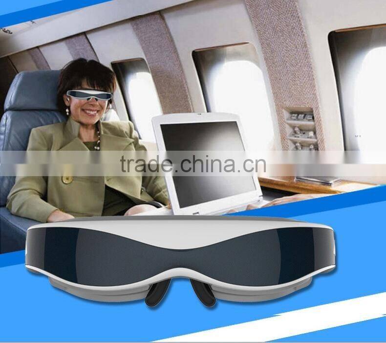 Newest 3D video glasses super hd 1080P VR glasses HD 3d plug card video player