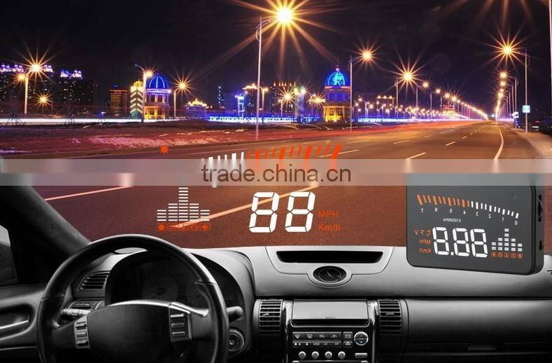 X5 hud 3" Screen Hud Head Up Car HUD Display black