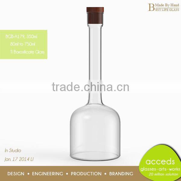 Pyrex Glass OEM/ODM Custom Empty Glass Beer & Wine Bottles