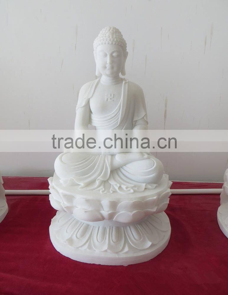 hand carved home decoration small marble stone buddha statue