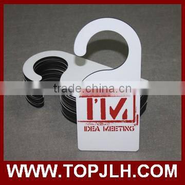 Customed design MDF doorplate sublimation wood door hanger