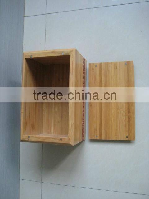 100% Solid Bamboo material handmade adult funeral urn for cremation