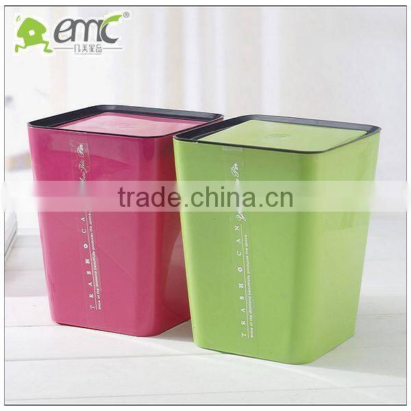 Plastic desk garbage can dustbin