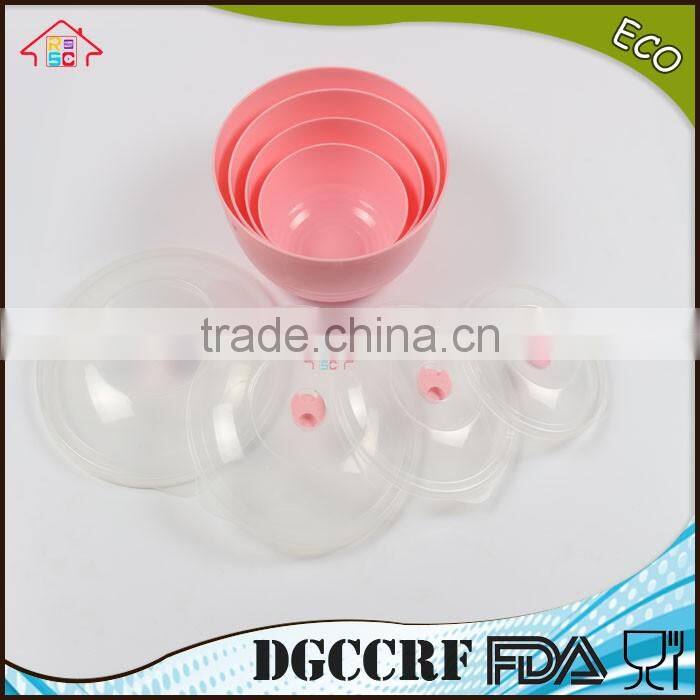 NBRSC QC Staffs Ensure Plastic 4pcs Set of Lunch Box Food Storage Container Microwave Lunch Storage Container