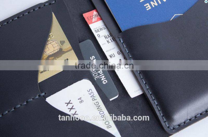 personalized leather travel wallet / leather passport holder/ card holder genuine leather custom