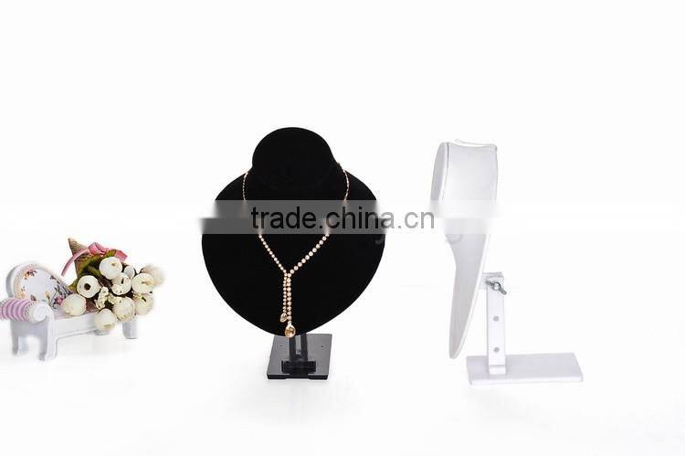 2016 custom-made turnable acrylic necklace display bust