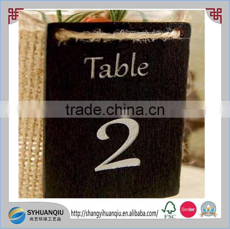 small Blackboard/Chalkboard Wedding Table Numbers