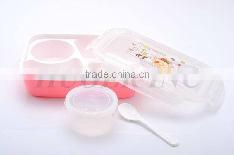 Rectangle Plastic Lock Lunch Box