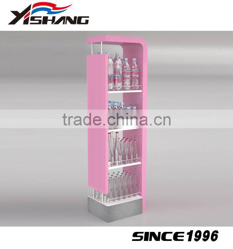 Customized mineral water bottle display stands joyshaker