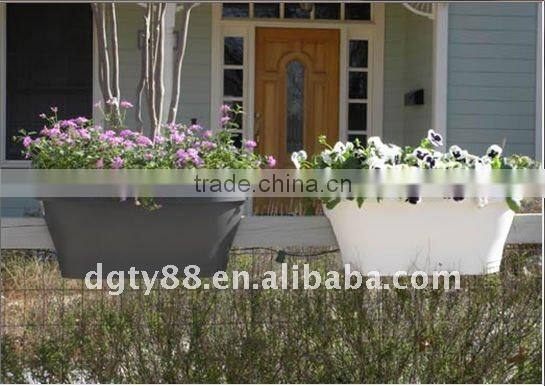 vacuum forming fence small plastic flower pots customized flowerpot on the wall