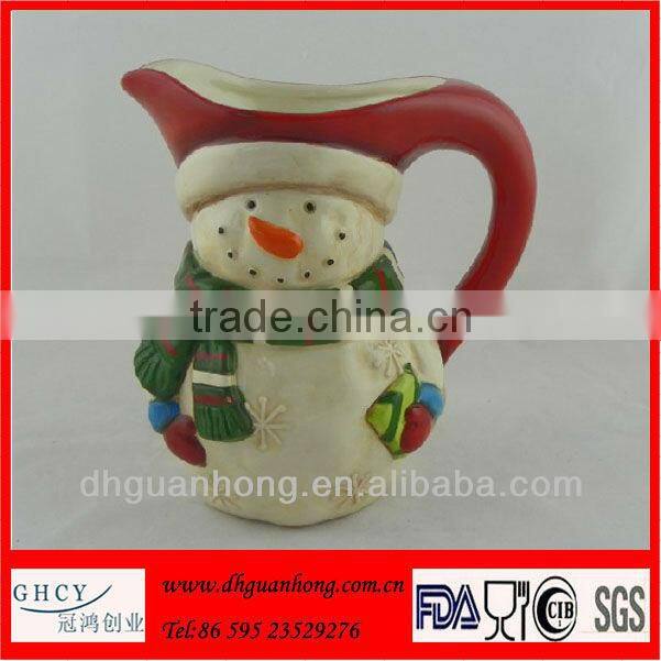 Christmas Ceramic water filter pitcher