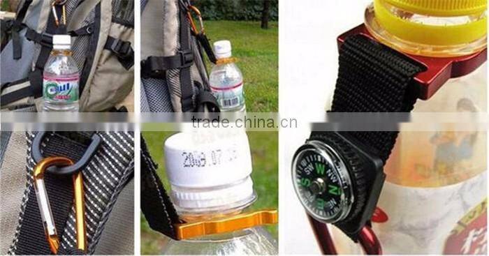 Wholesale Colorful Detachable Lanyard Strap Carabiner With Compass