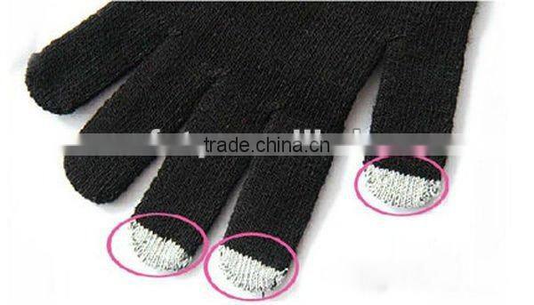 Acrylic Knitted Smartphone Touch Screen Gloves ZMR712