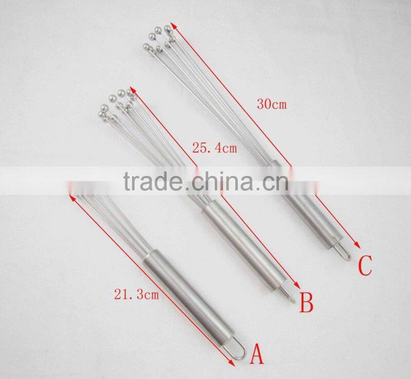 Food Safety Stainless Steel Manual Egg Beater