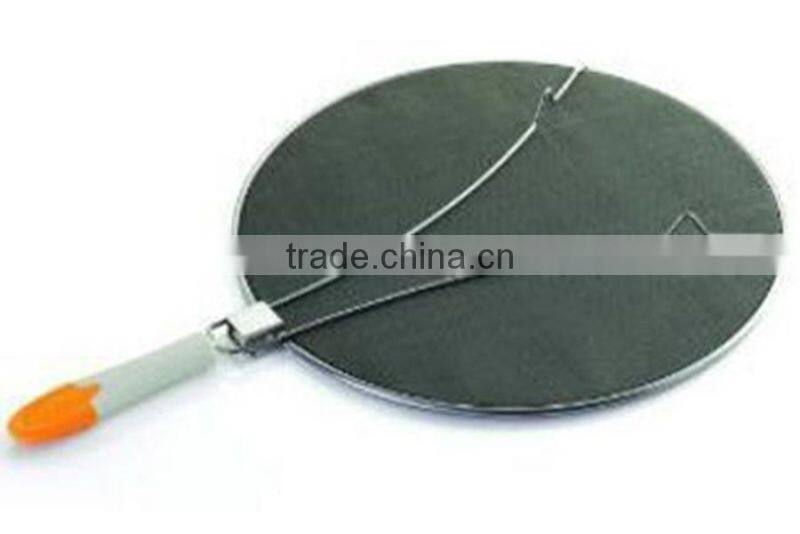 SPC-22 S/S MESH SPLATTER SCREEN WITH FOLDABLE HANDLE