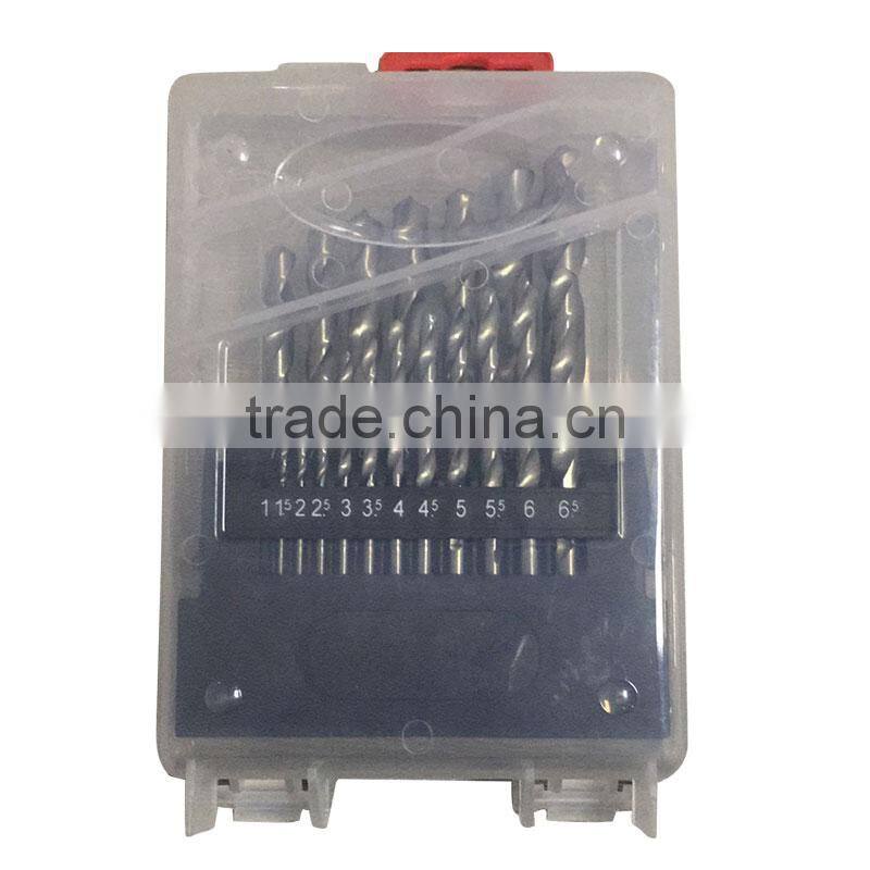 19Pcs Twist Drill Bit Set