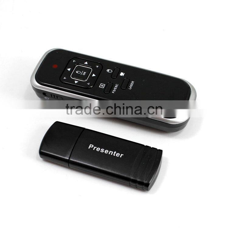 Wireless Presenter With Laser Pointer and 360 Degree Mouse for PC/Laptop