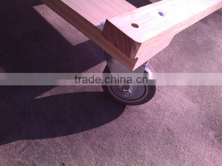 Wooden moving take car transport tool cart