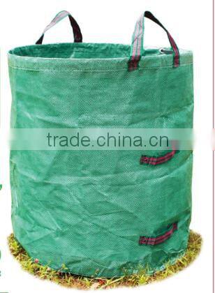 270L pp material garden waste bag 6 handles