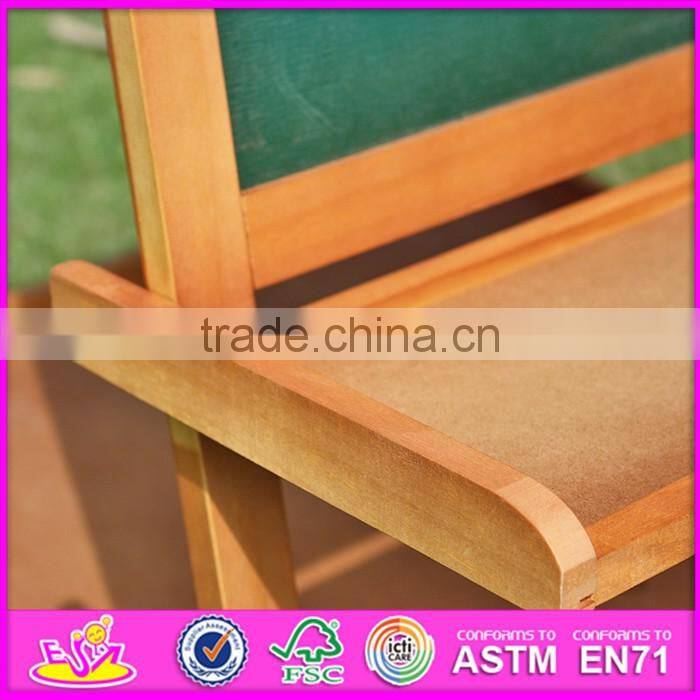 2016 new design multi-function children wooden chalkboard easel for sale W12B104