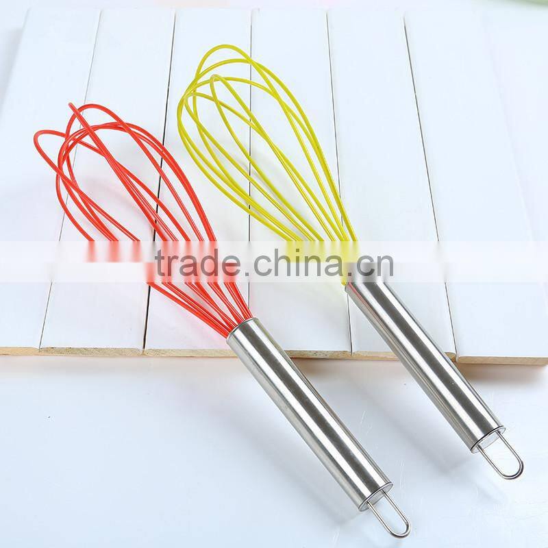 Intelligent kitchen special convenient manual silicone rubber egg whisk