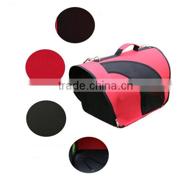 (OEM) Fashion red tote dog carrier bag