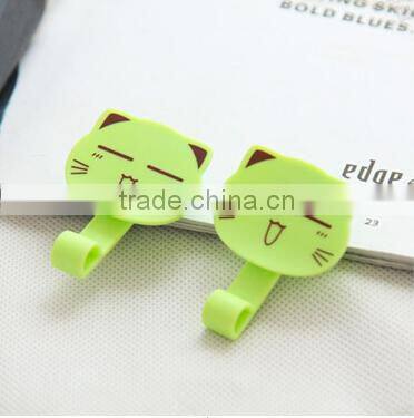 2015 Diy novel mini outdoor trash can clips plastic mini animal garbage can bag clip holder