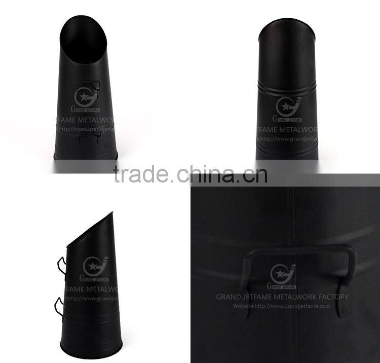 iron powder coating steel ash bucket metal coal bucket