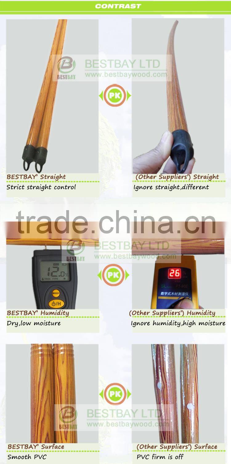 Factory direct sell pvc coated wooden stick,wood stick