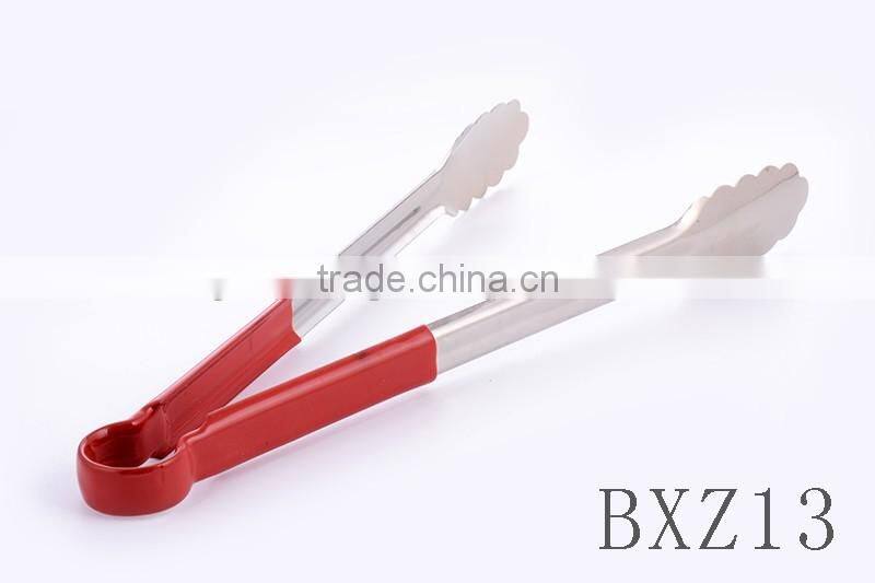 BXZ13 Hot sale High quality kitchen gadgets stainless steel fruit tongs