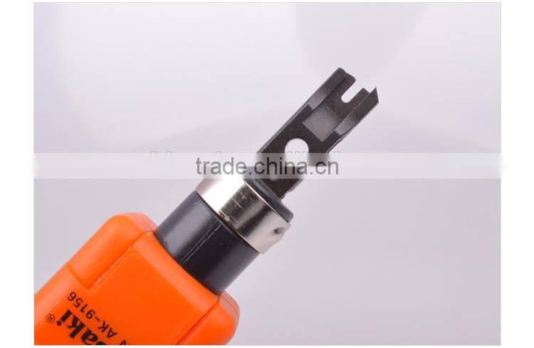 Impact and punch down tool cable stripper crimping tool