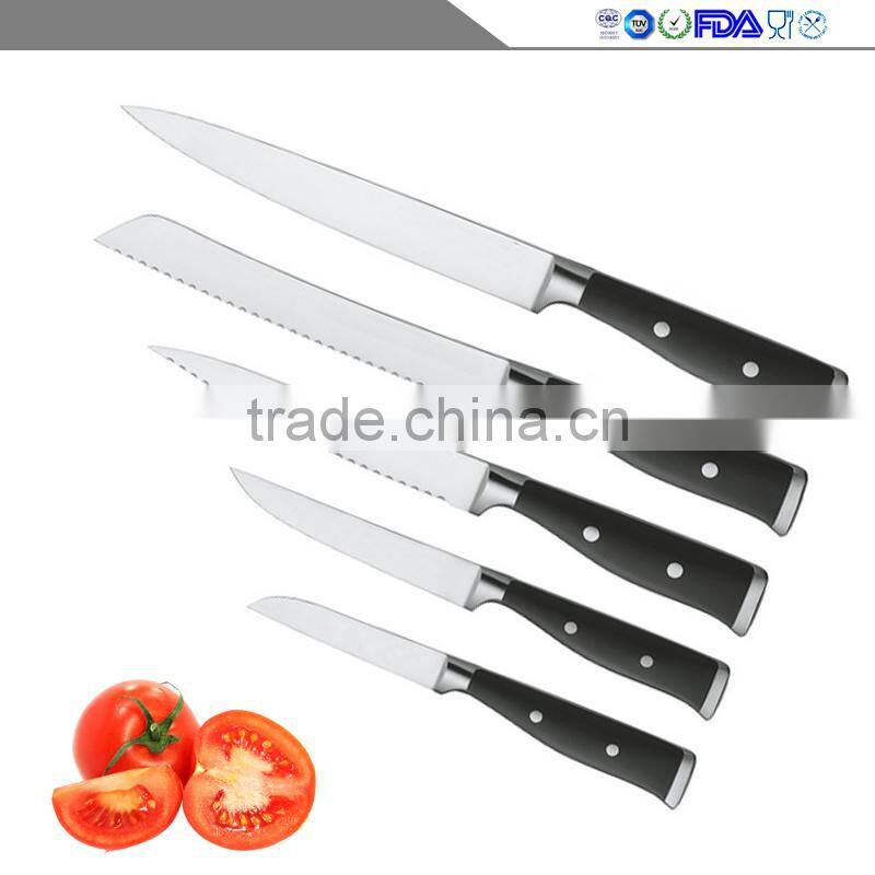 9pcs stainless steel knife block set