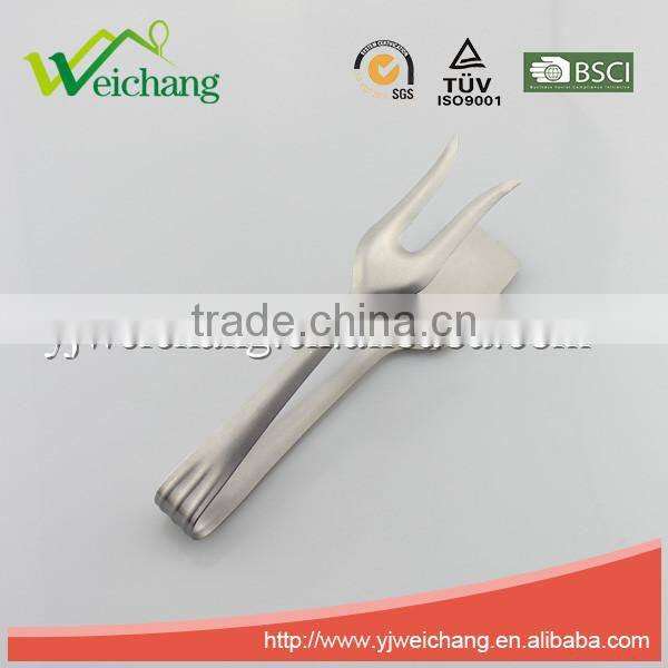 WCE7008 Premium Food safety Stainless Steel Kitchen Tongs function of food tongs