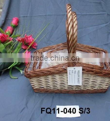 multi-function wicker baskets willow baskets flower pots