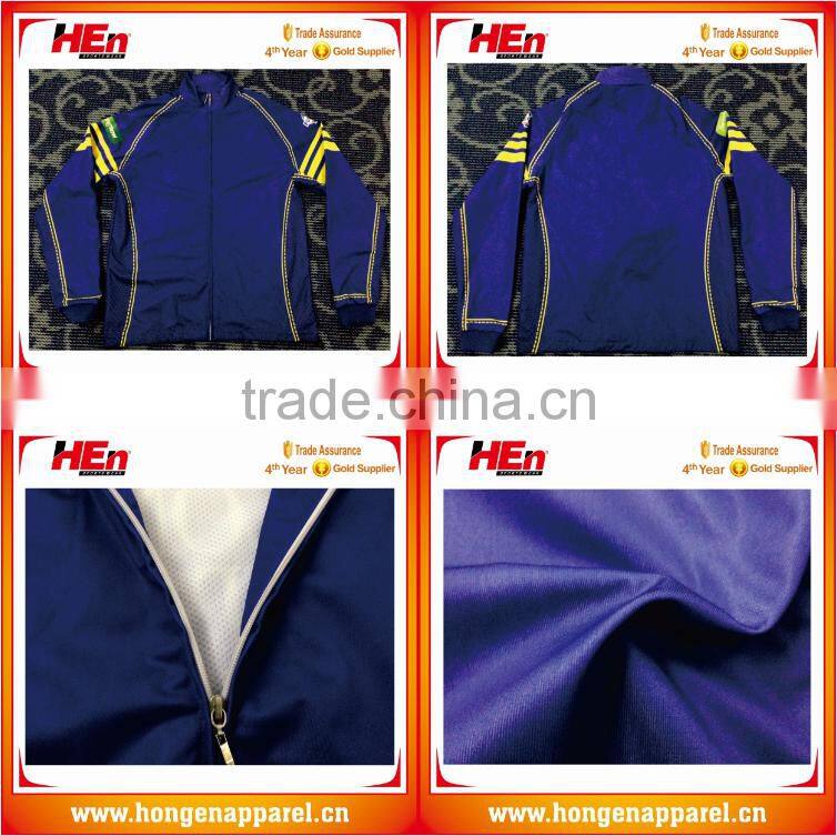 Hongen apparel best price OEM Service embroider logo tracksuits