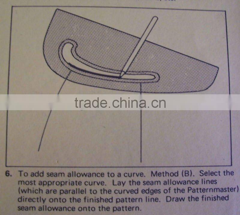 kearing brand,#6511,40cm MetricPattern Master,0.5&1.0cm seam allowance