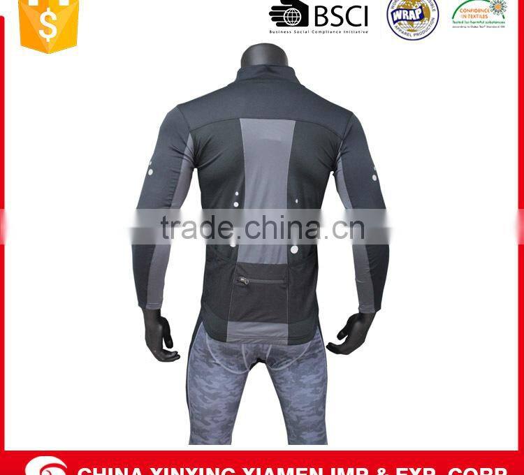 Men cycling wear long sleeve waterproof jacket anti-sweat rainproof jacket