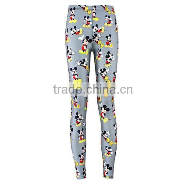 Full printing hot girls pictures sexy pantyhose leggings