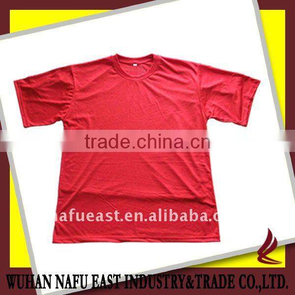 Cheapest blank promotional t shirt good for sublimation