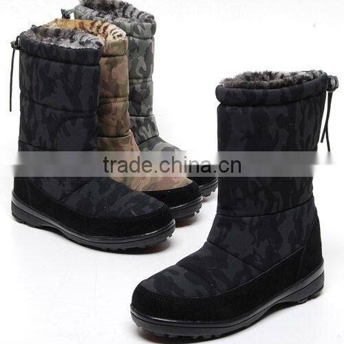 2sbd0836 winter fur padding fur boots camouflage