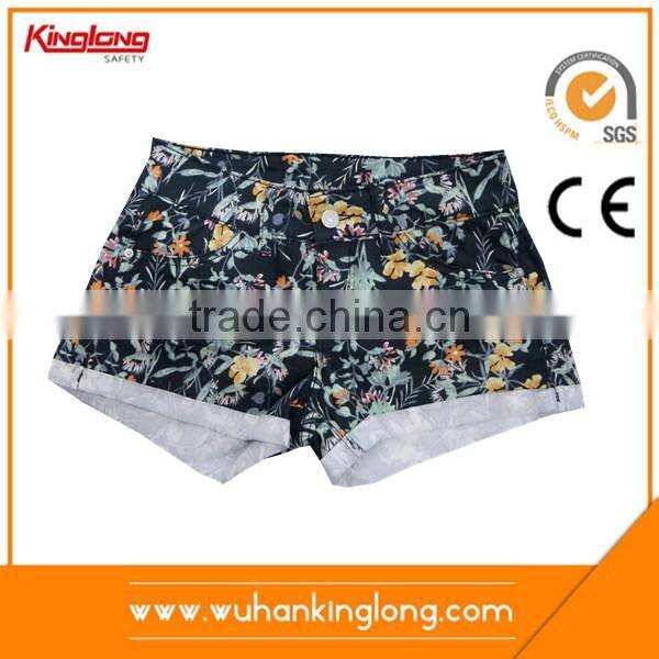 Cheap wholesale cargo women shorts washed fashion shorts high waist denim shorts