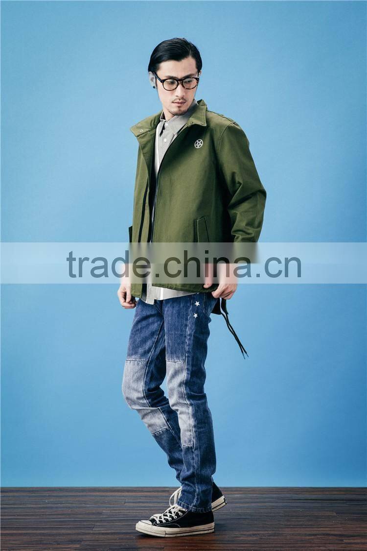 China Factory Wholesale High Quality 60% Cotton 40%Polyester Fashion Windproof Outdoor Winter Mens Army Jacket