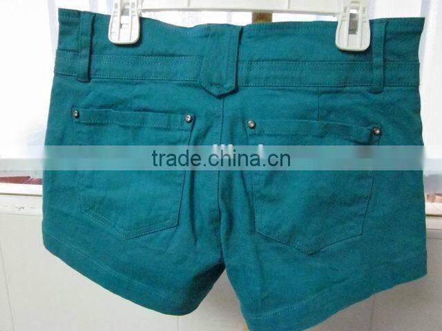 lady fashion boyfriend short denim pants