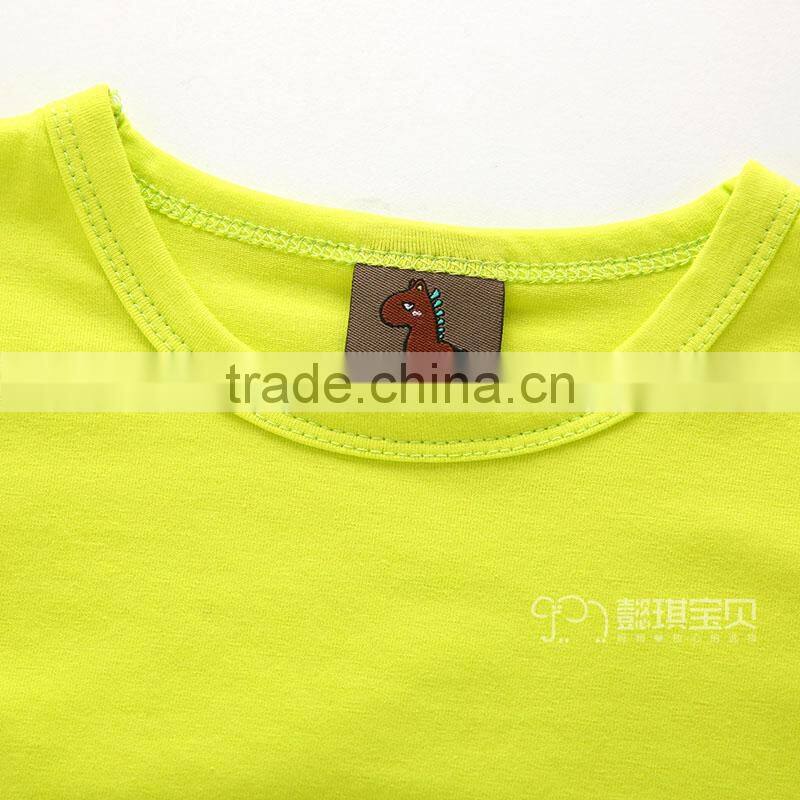 Custom organic cotton soft and thin reactive dye kids t-shirt wholesale