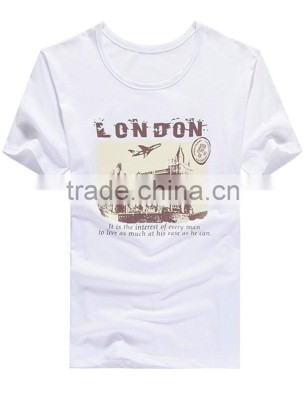 Cheap custom logo silk screen printing t-shirt made in China