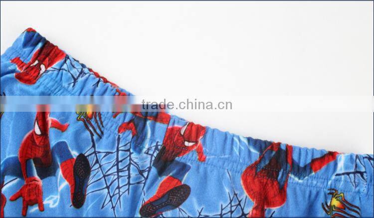 Coat style pajamas spiderman set sleep wear